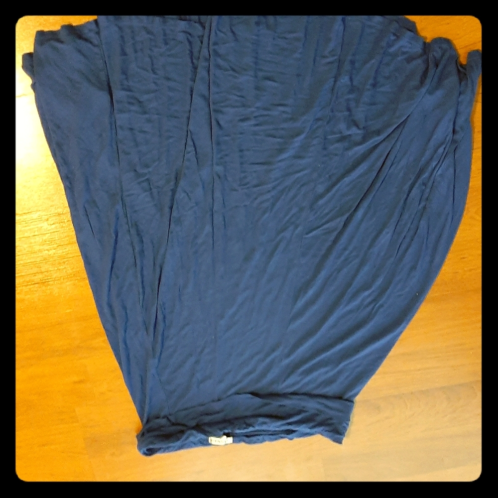 A miss sized blue maxi skirt